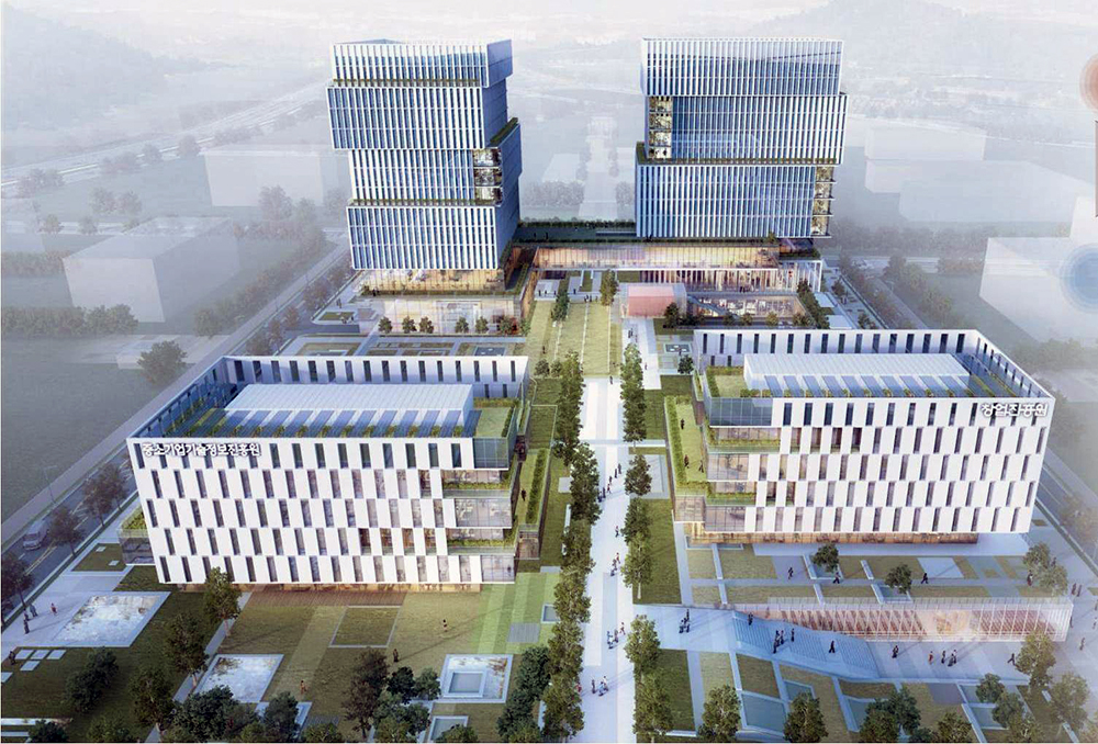 2020년 10월 4-2생활권 세종테크밸리 내 완공되는 지식산업센터 조감도1. (제공=행복청)